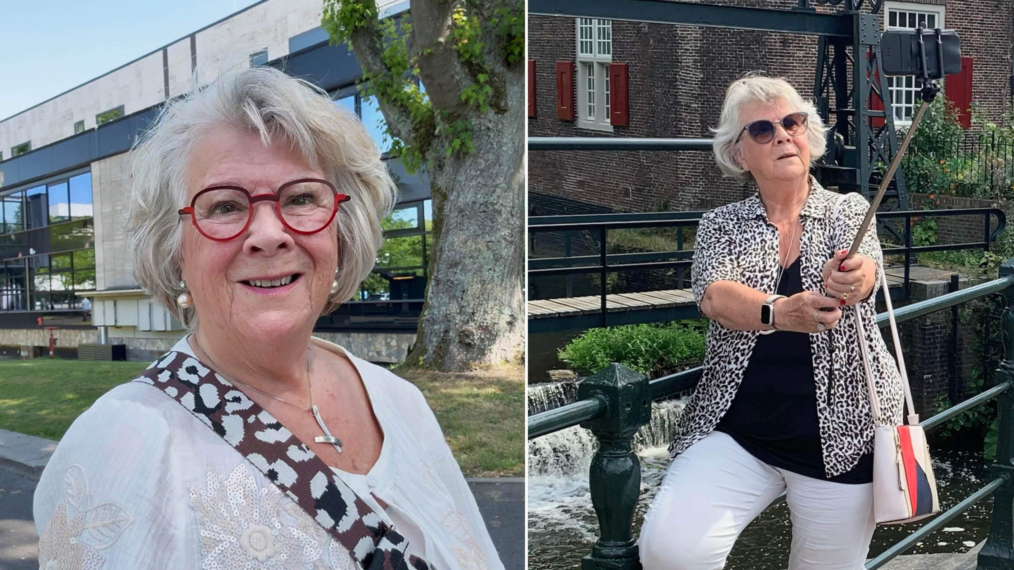 Vera (76) vlogt er vrolijk op los: ’Ik heb altijd een selfiestick bij me’